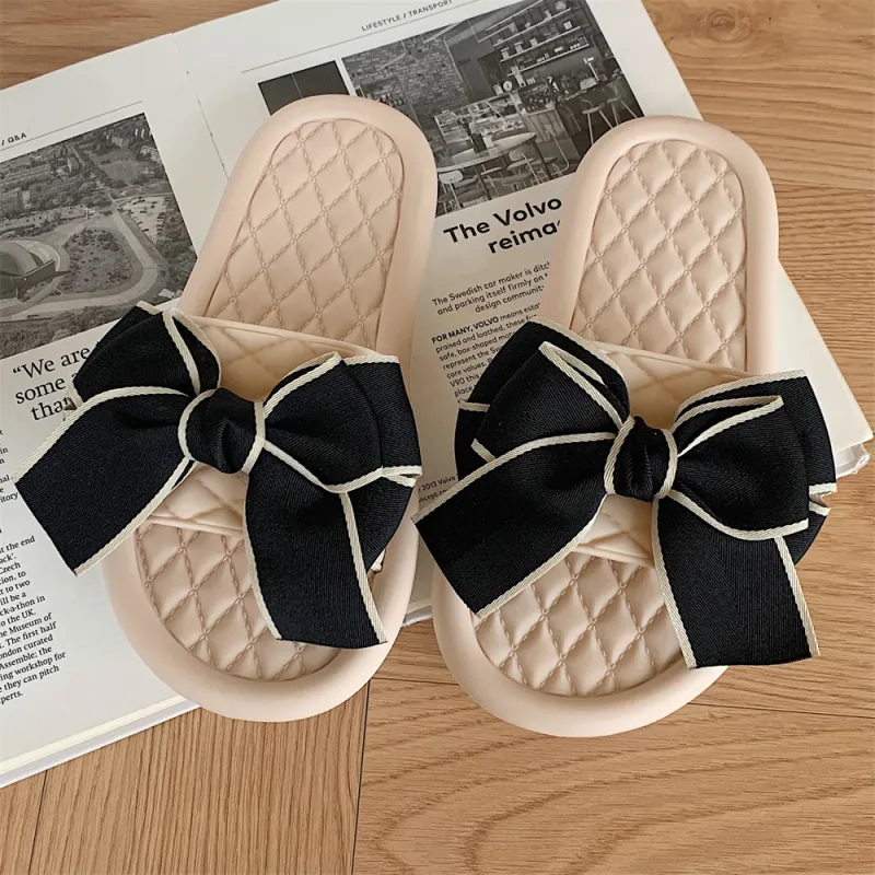 SHIGUDE Sandal Slippers Women's Black-9