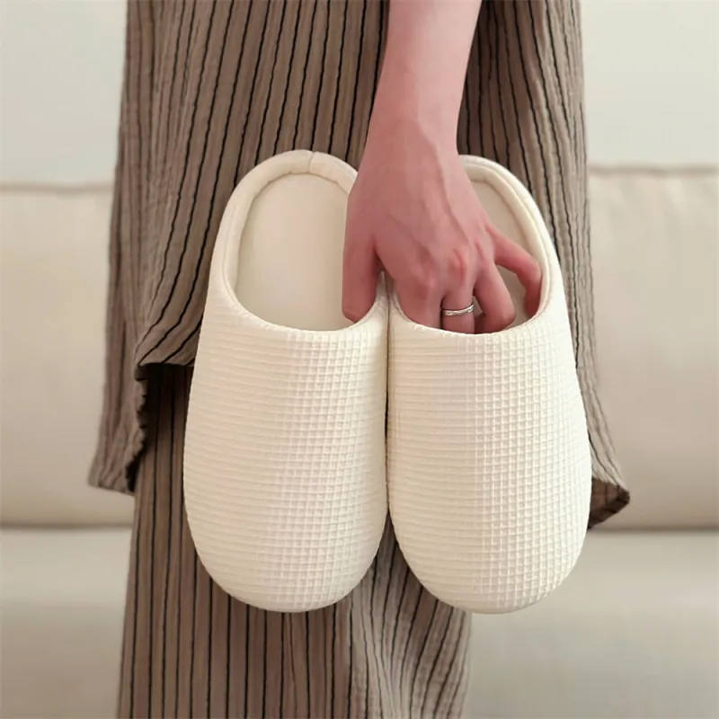 SHIGUDE Home Slippers Unisex, Gray-14