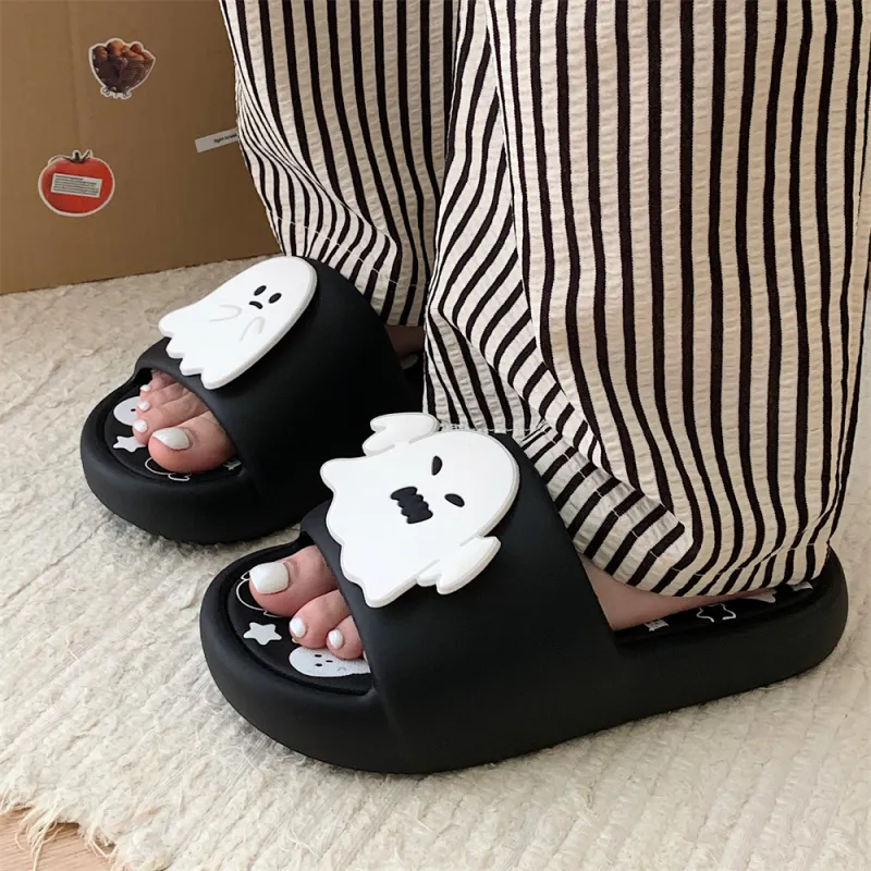 SHIGUDE Home Slippers Unisex, Black-5