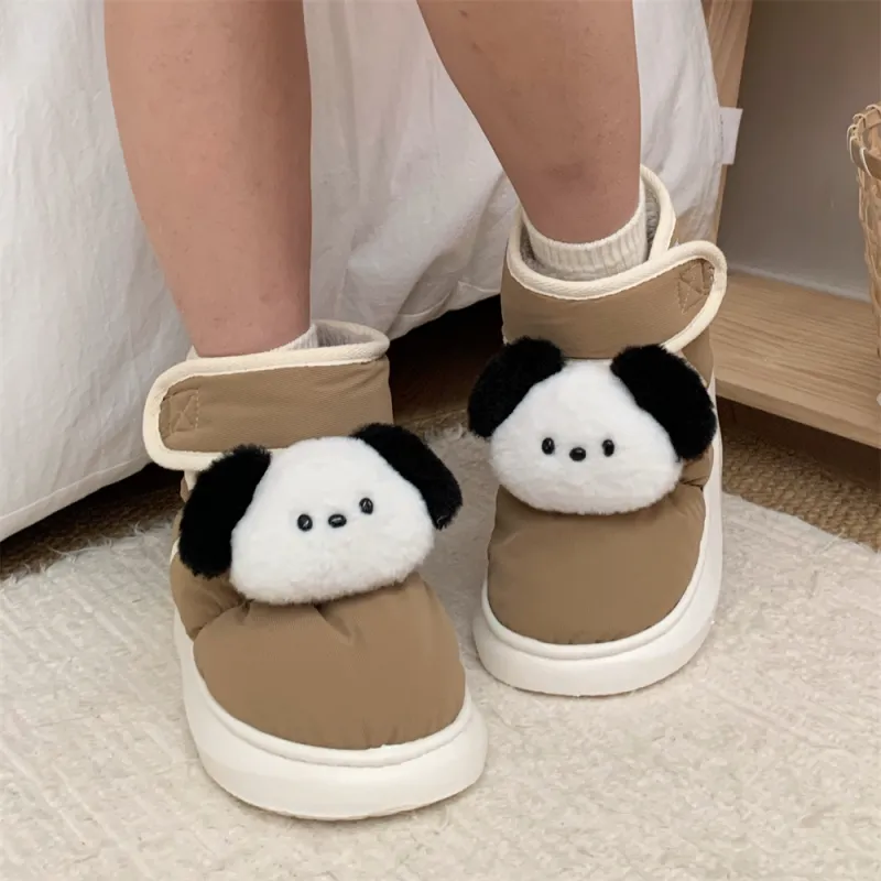 SHIGUDE Cotton Slippers Unisex Yellow-21