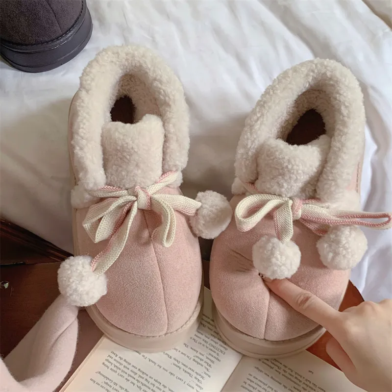 SHIGUDE Home Slippers Women's Light Pink-3