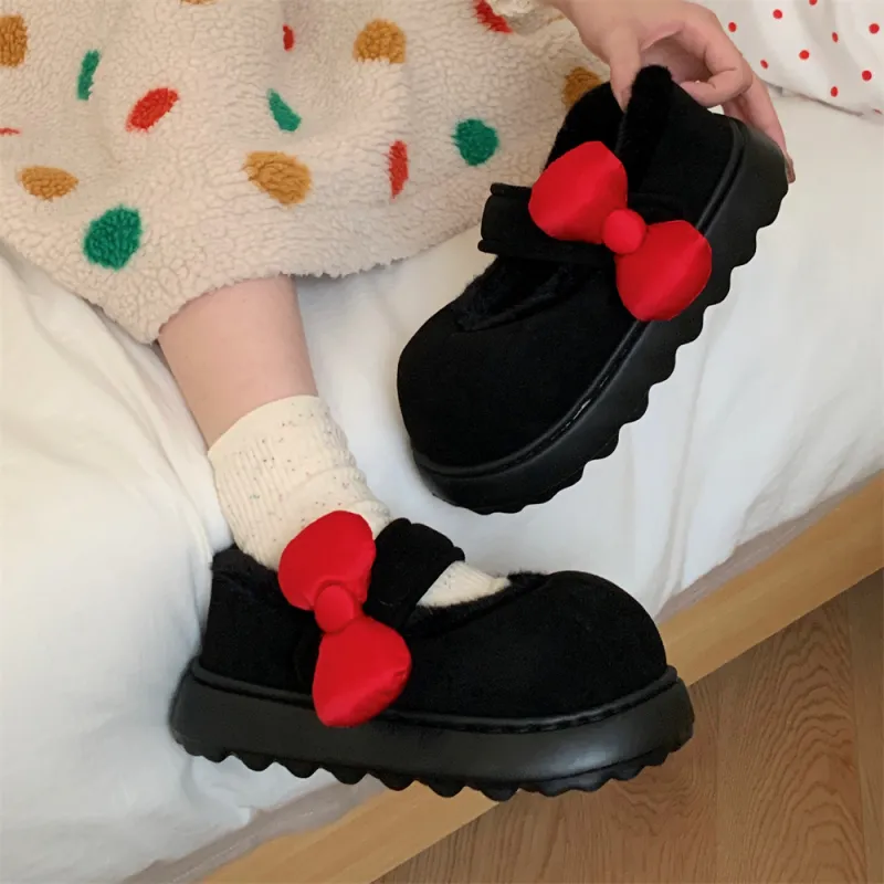 SHIGUDE Home Slippers Women's Black-9