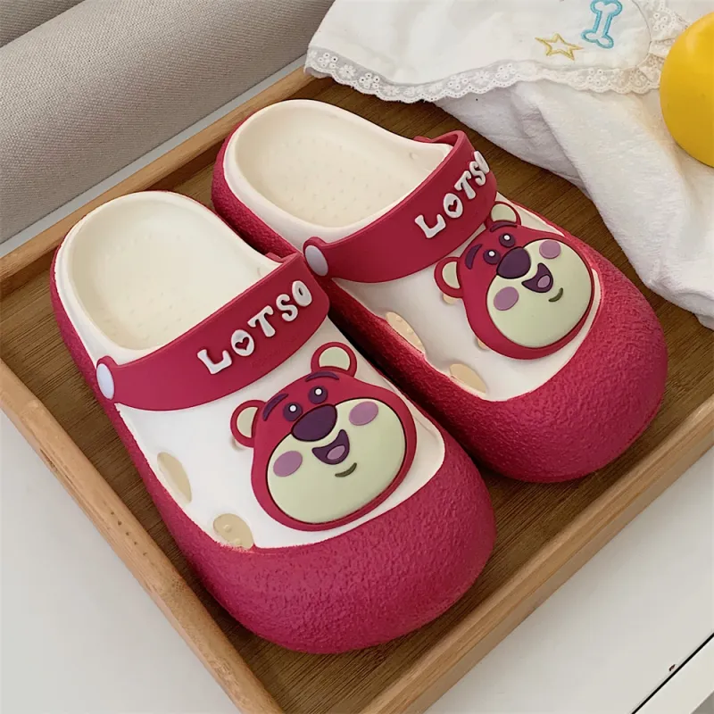 SHIGUDE Slippers Women's, Rose Red-3
