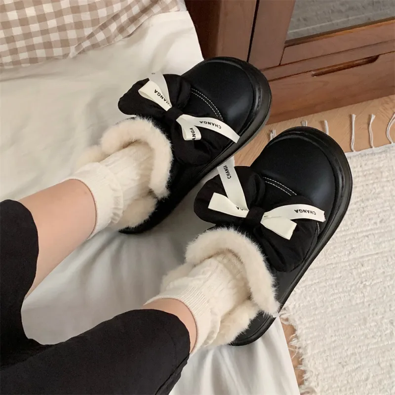 SHIGUDE Indoor Padded Shoes Women's Black-4