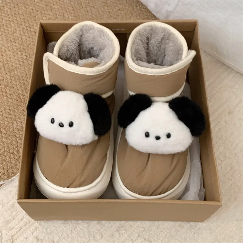 SHIGUDE Cotton Slippers Unisex Yellow-20