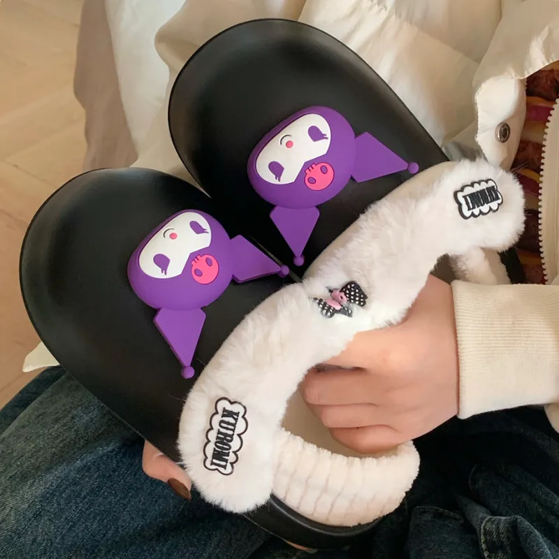 SHIGUDE x Sanrio Slippers Women's Purple-3
