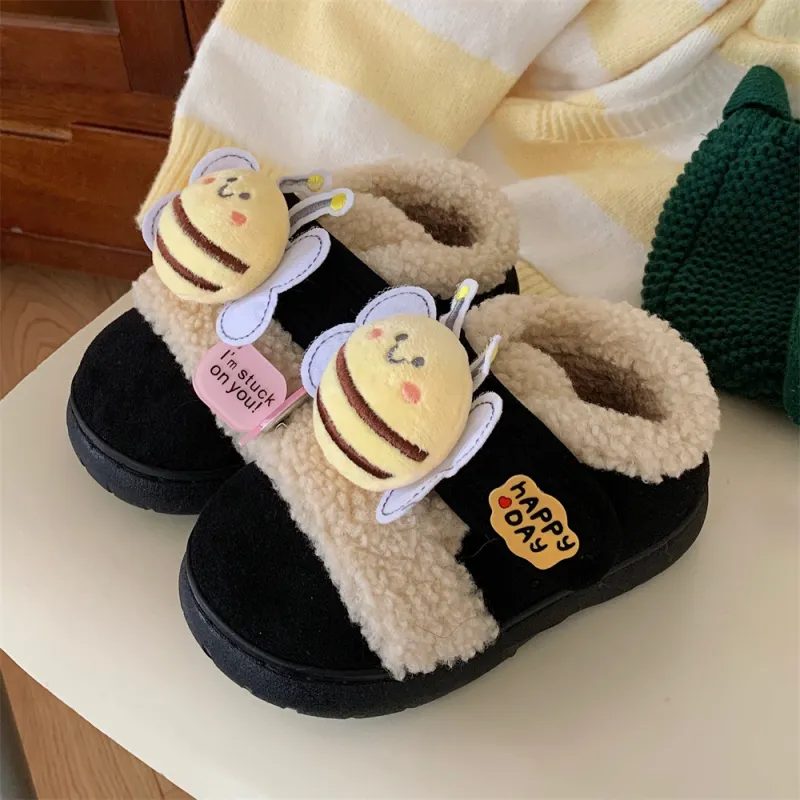 SHIGUDE Home Slippers Unisex Black/Dark Coffee/Light Brown-2