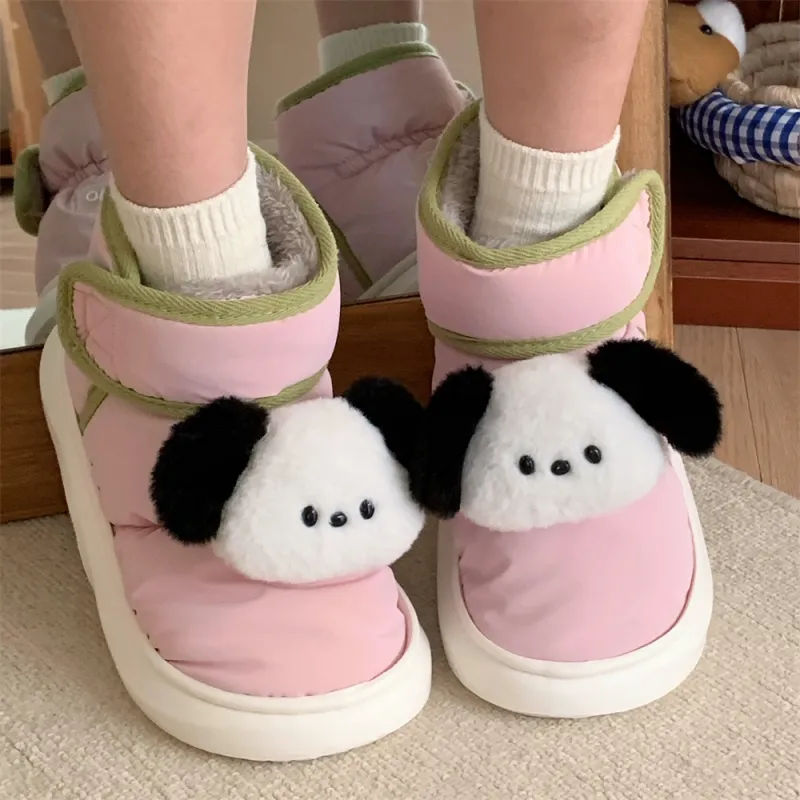 SHIGUDE Cotton Slippers Unisex Yellow-14