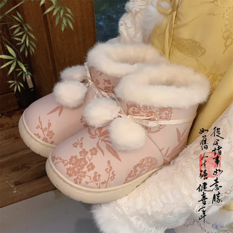 SHIGUDE Cotton Slippers Women's Yellow-10