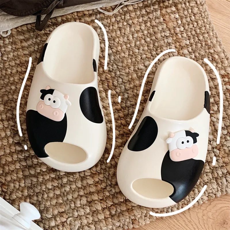 SHIGUDE Slippers Women's, White-5