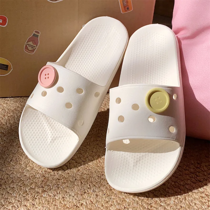 SHIGUDE Sandal Slippers Women's, Matcha Green-8