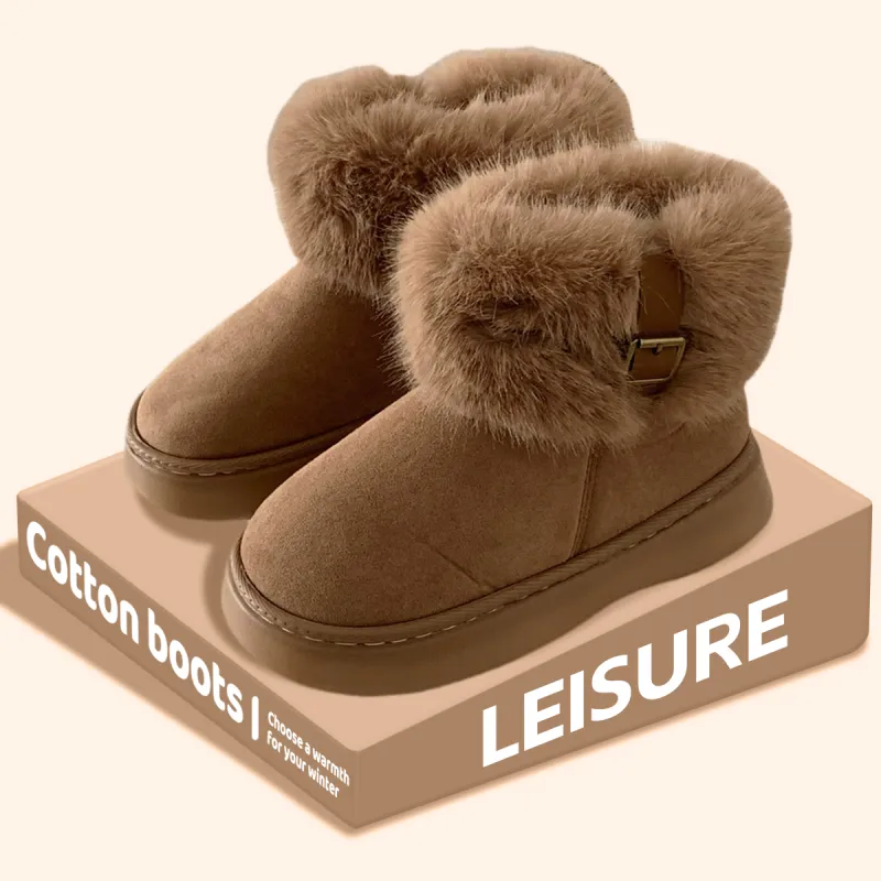 SHIGUDE Cotton Home Slippers Women's, Light Brown-1
