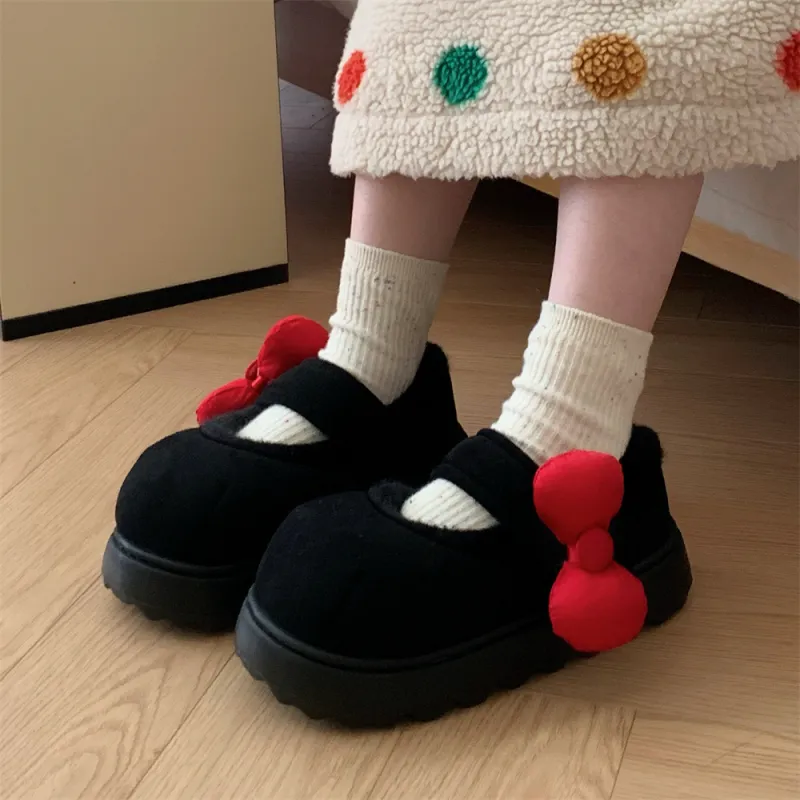 SHIGUDE Home Slippers Women's Black-7