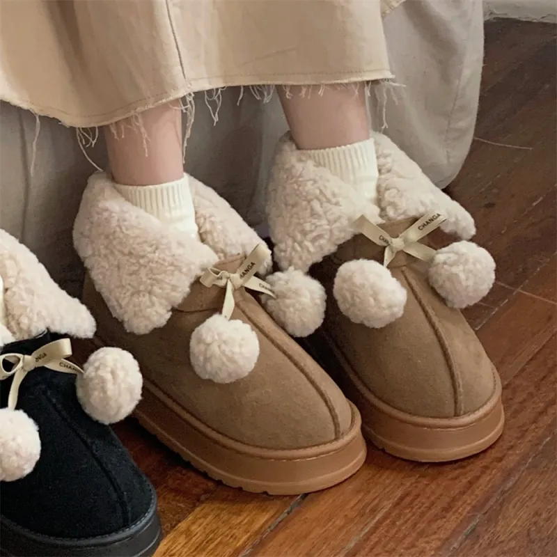 SHIGUDE Cotton Slippers Women's Brown-17