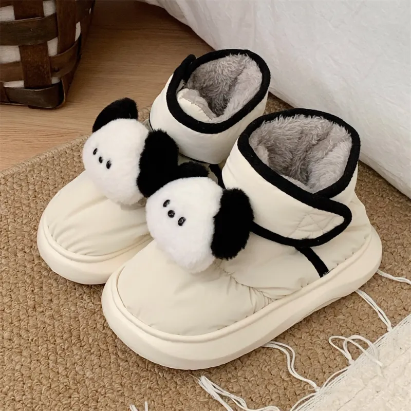 SHIGUDE Cotton Slippers Unisex Yellow-8
