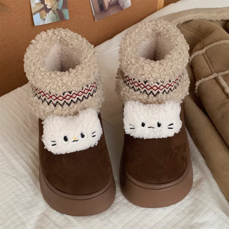 SHIGUDE Cotton Slippers Home Slippers Women's Black-14