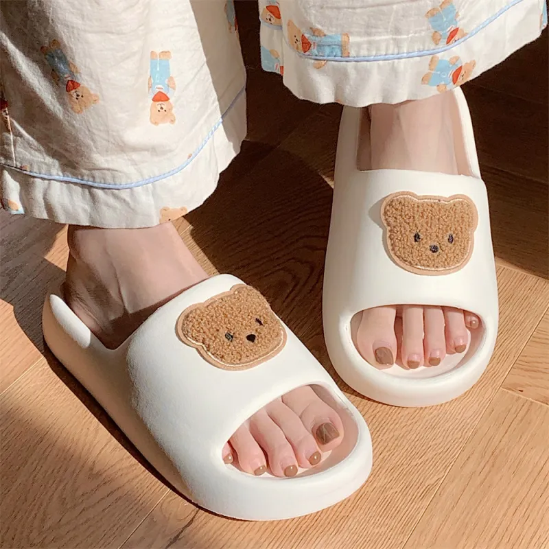 SHIGUDE Sandal Slippers Unisex, Black Brown-20