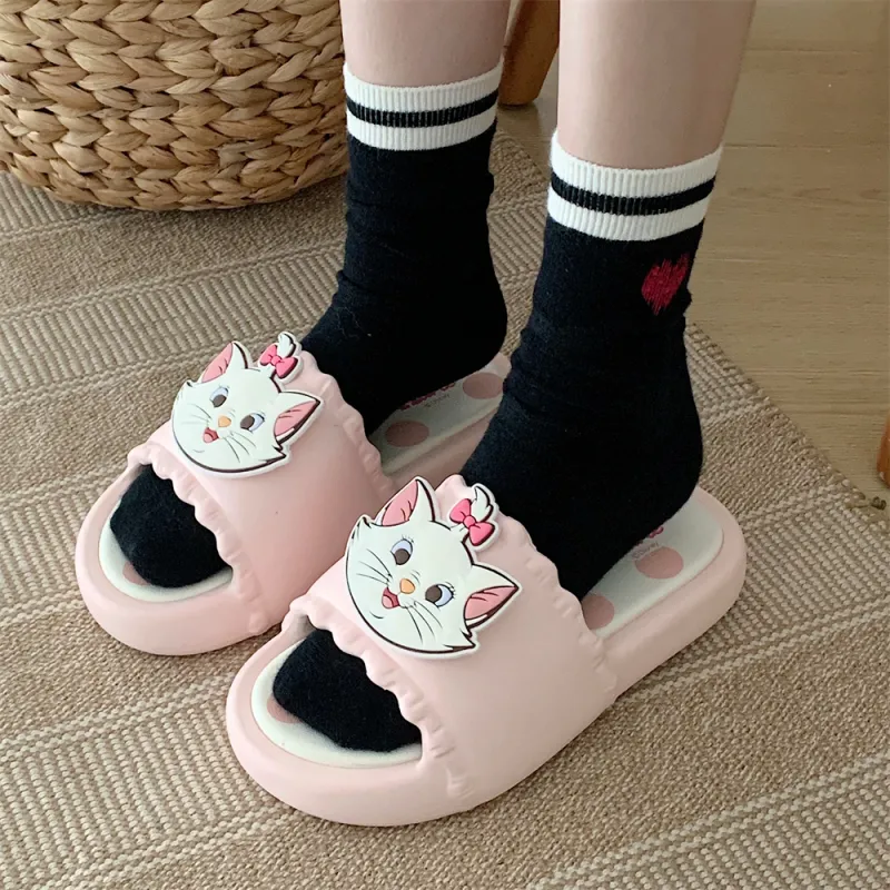 SHIGUDE x Disney Slippers Women's, Cherry Blossom Pink-3