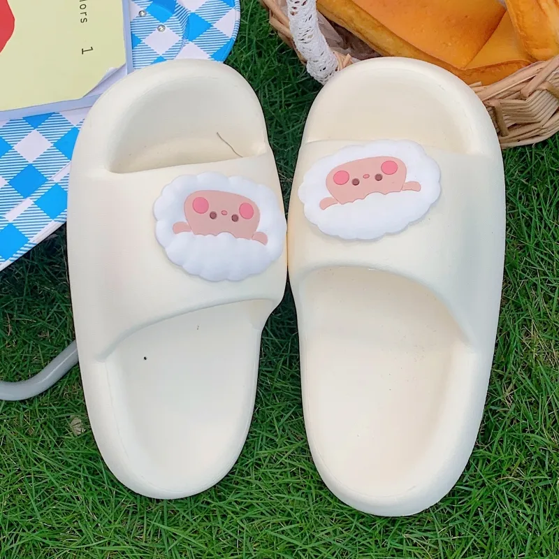 SHIGUDE Sandal Slippers Unisex, Cheese Yellow-15