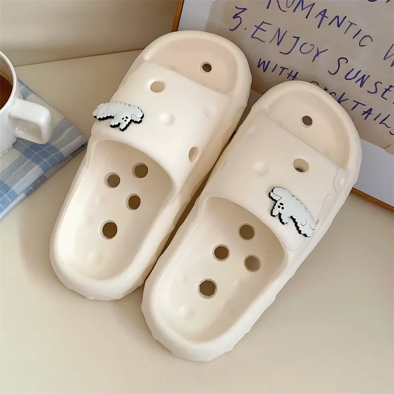 SHIGUDE Home Slippers Unisex, Light Yellow-13