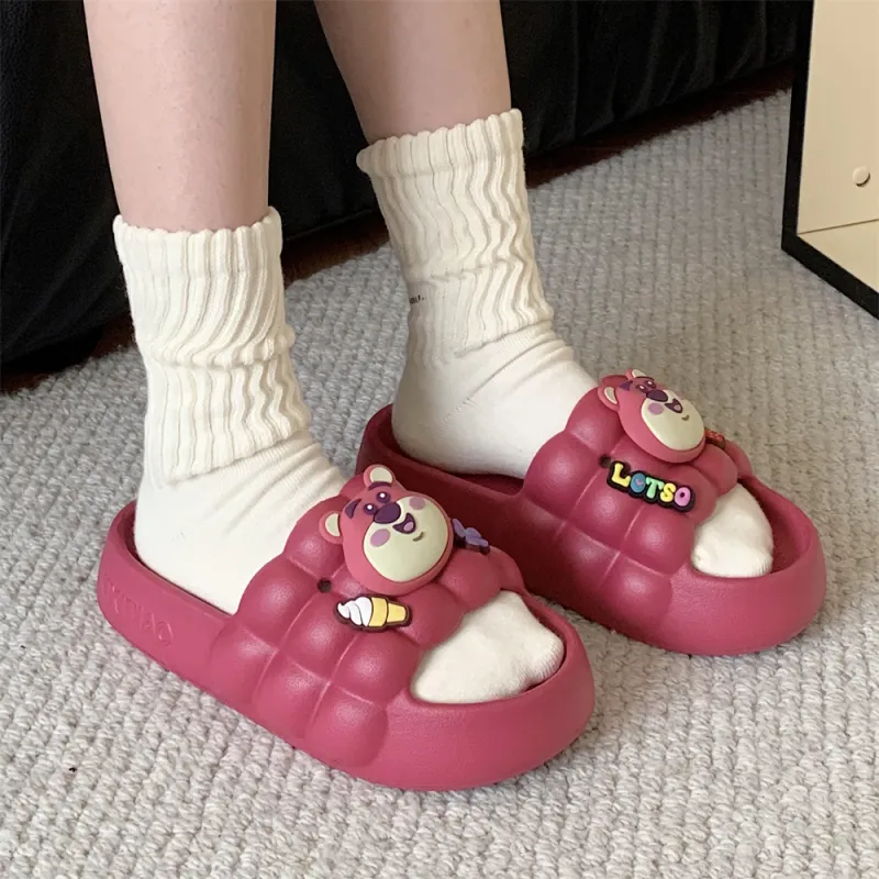 SHIGUDE x Disney Home Slippers Black, Women's-13