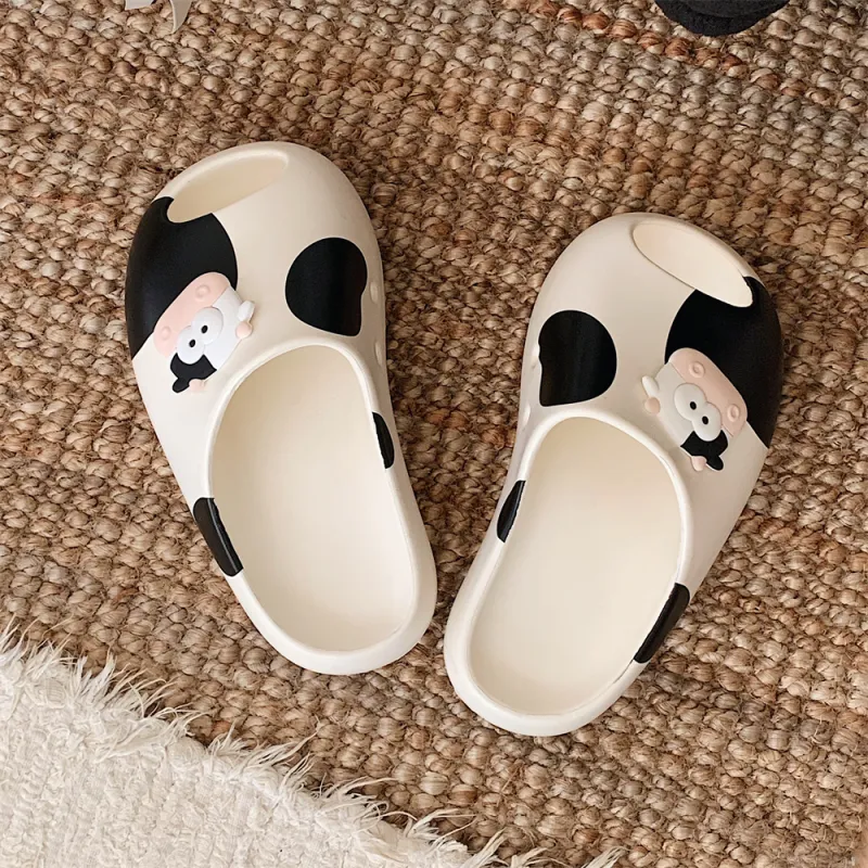 SHIGUDE Slippers Women's, White-3