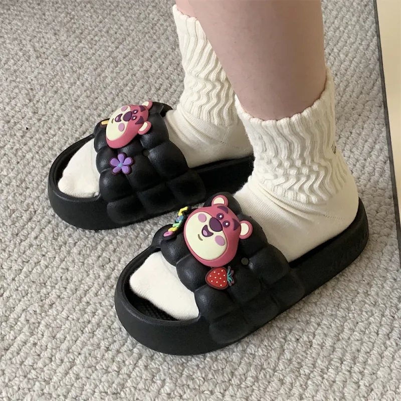 SHIGUDE x Disney Home Slippers Black, Women's-1