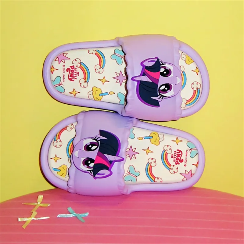 SHIGUDE x MY LITTLE PONY Home Slippers Women's, Purple-3