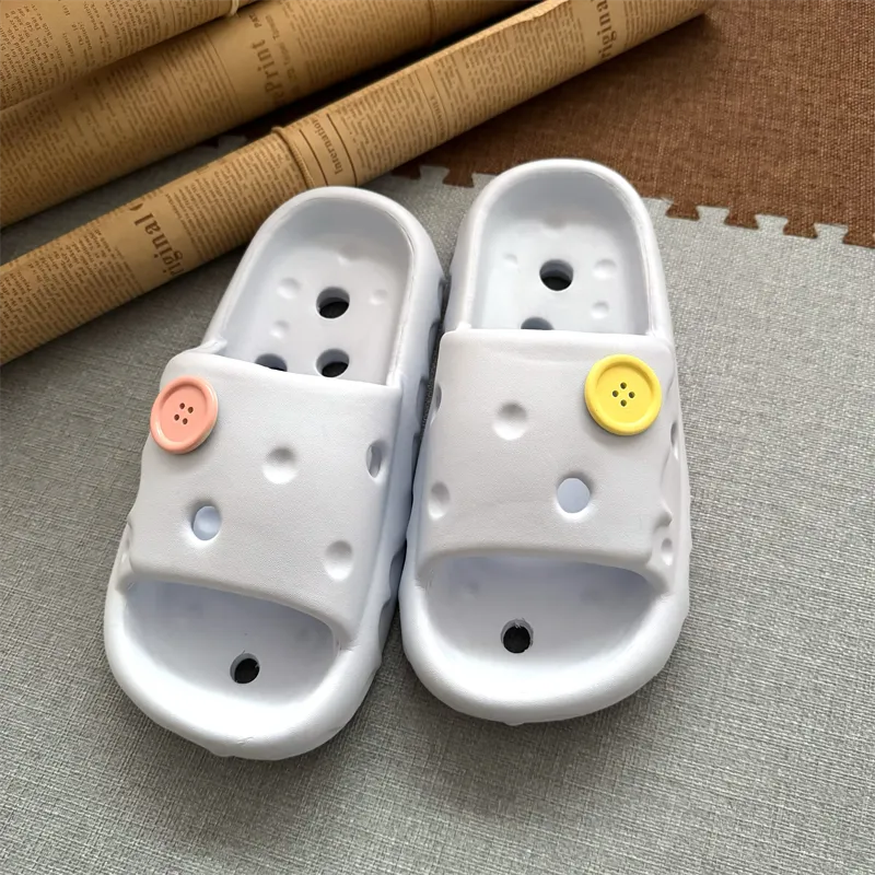 SHIGUDE Slippers Unisex, Cream White-28