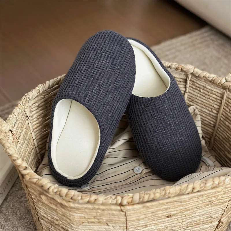 SHIGUDE Home Slippers Unisex, Gray-2