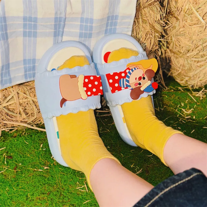 SHIGUDE Slippers Women's, Light Yellow-19