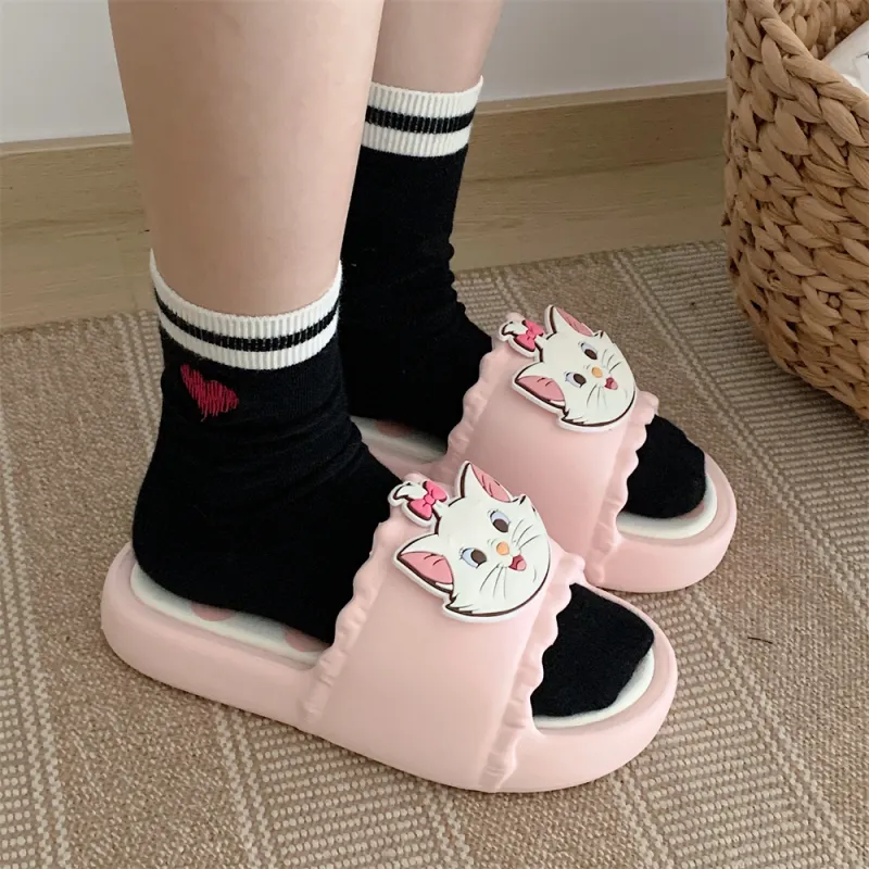 SHIGUDE x Disney Slippers Women's, Cherry Blossom Pink-1