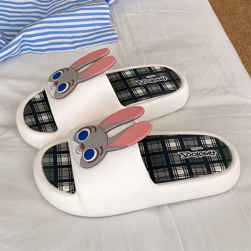SHIGUDE x Disney Sandal Slippers Unisex, Milk White-3