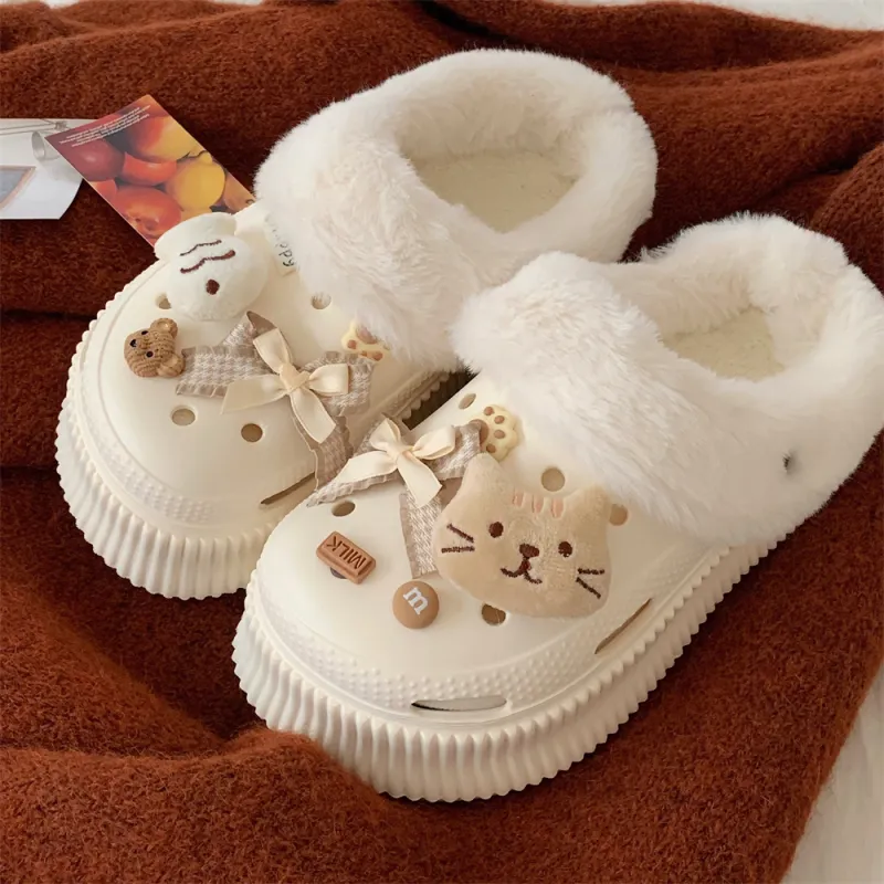 SHIGUDE Home Slippers Women's Black-9