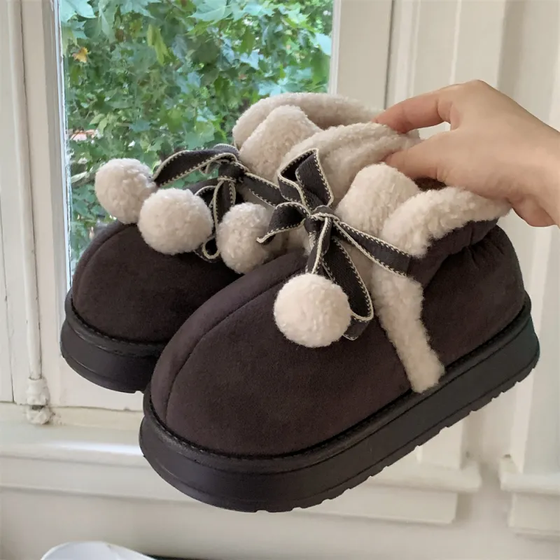 SHIGUDE Home Slippers Women's Light Pink-17