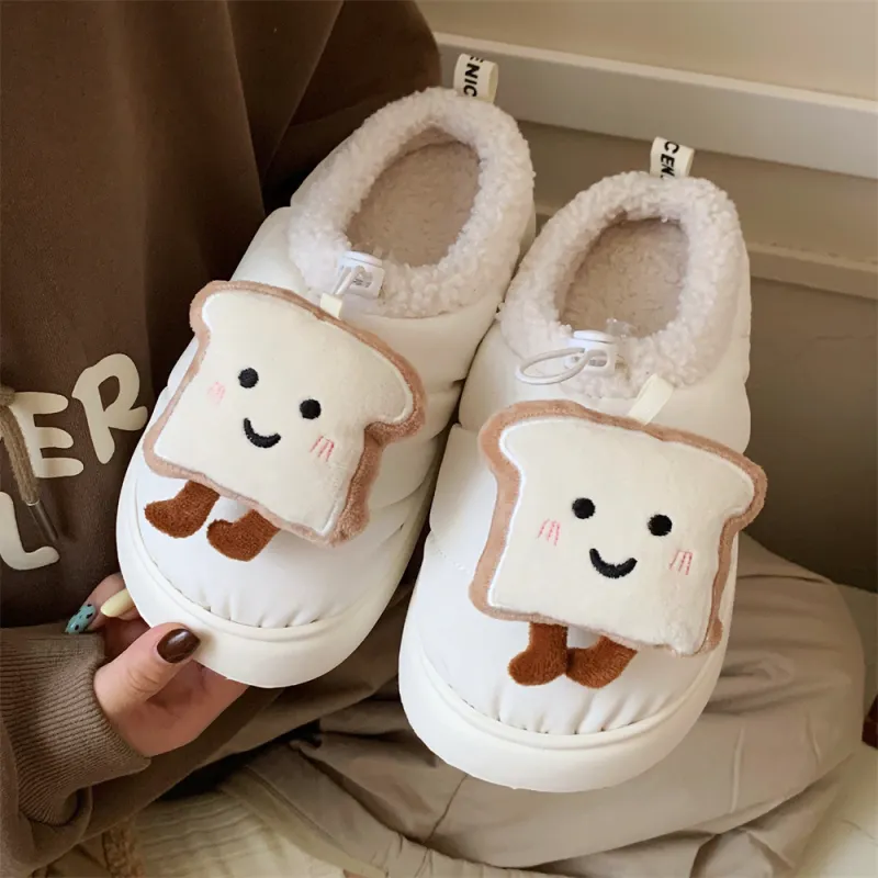 SHIGUDE Home Slippers Unisex Milk Coffee-7