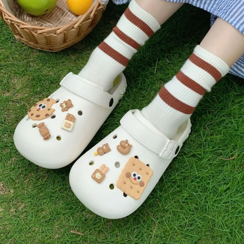 SHIGUDE Slippers Unisex, Cream White-2