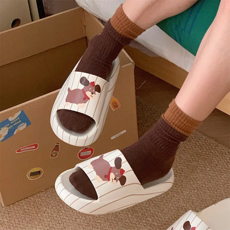 SHIGUDE Sandal Slippers Unisex, White-2