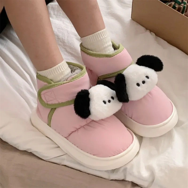 SHIGUDE Cotton Slippers Unisex Yellow-16