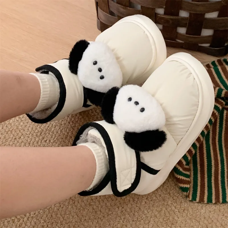 SHIGUDE Cotton Slippers Unisex Yellow-9