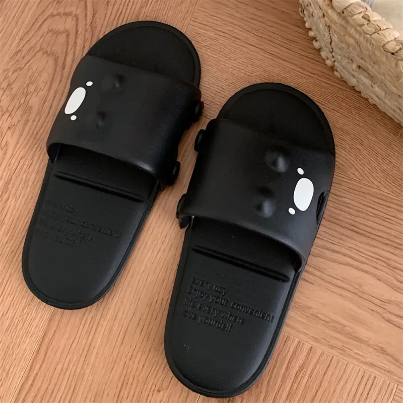 SHIGUDE Home Slippers Unisex, Black-13