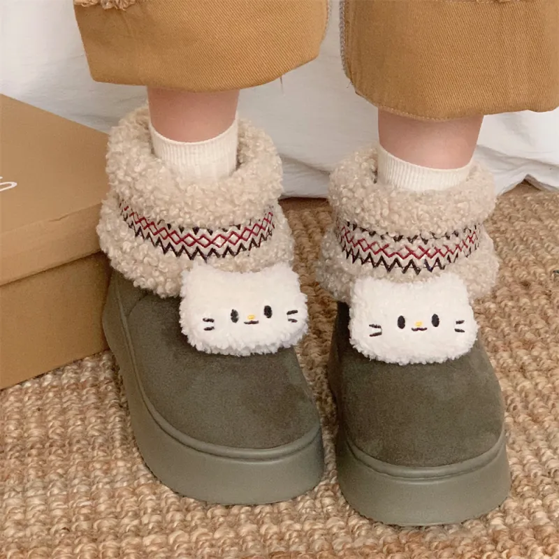 SHIGUDE Cotton Slippers Home Slippers Women's Black-20