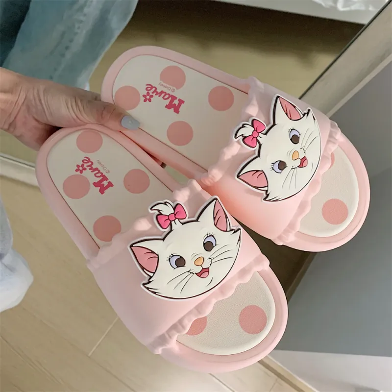 SHIGUDE x Disney Slippers Women's, Cherry Blossom Pink-5