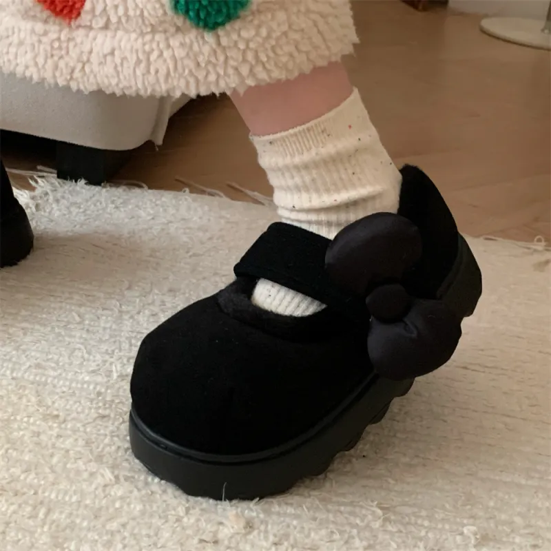 SHIGUDE Home Slippers Women's Black-1