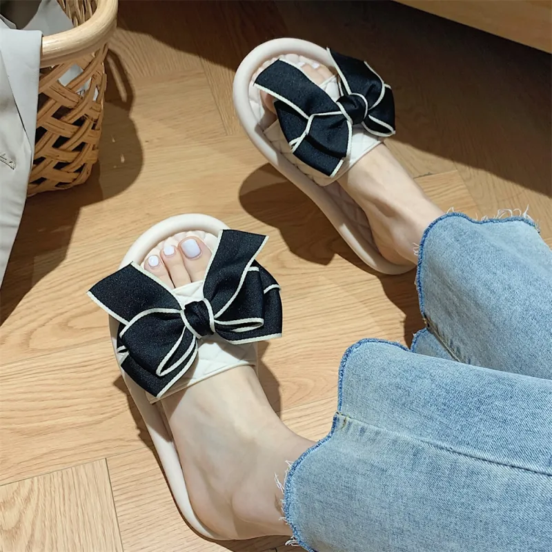 SHIGUDE Sandal Slippers Women's Black-10