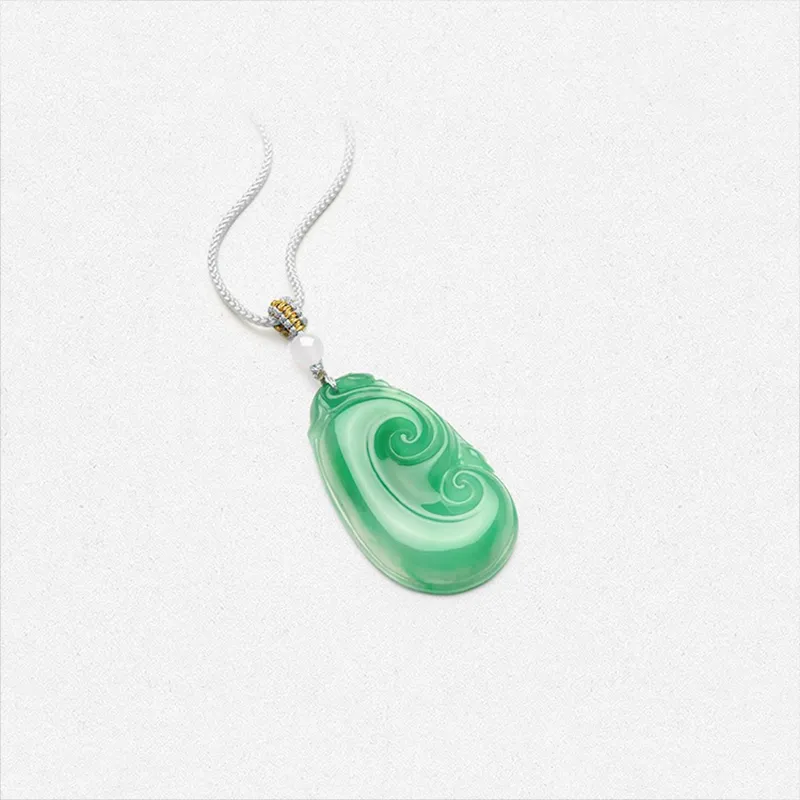 Hkgd African Emerald Necklaces Women's-3