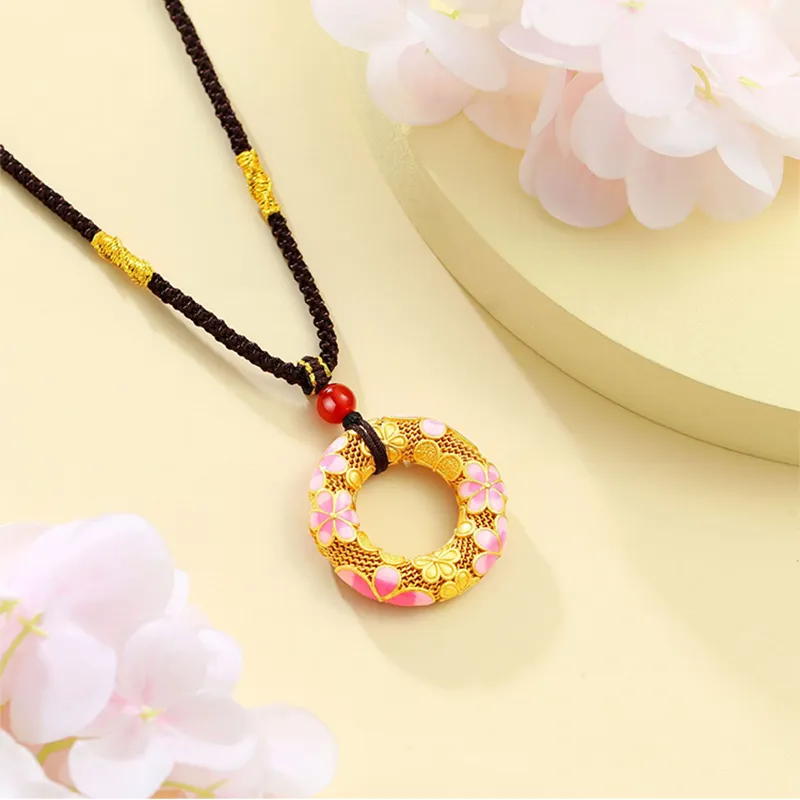 Hkgd 999 Fine Silver Necklaces Women's-4
