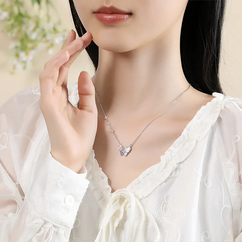 Hkgd S925 Silver Necklaces Women's-1