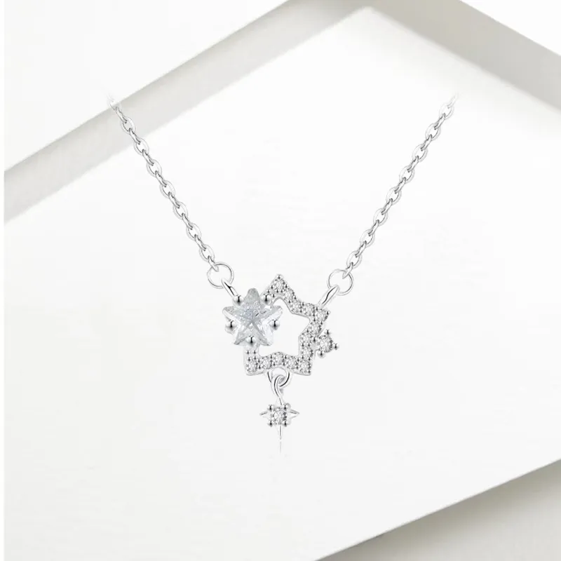 Hkgd 999 Fine Silver Necklaces Women's-3