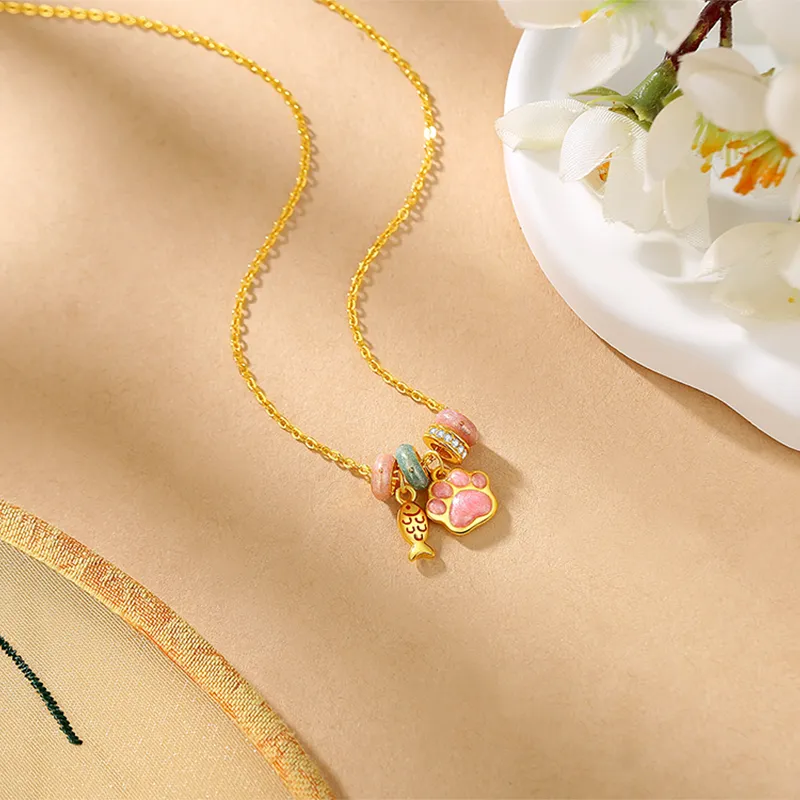 Hkgd S925 Silver Necklaces Unisex-1